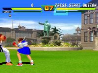 une photo d'Ã©cran de Street Fighter EX plus Alpha sur Sony Playstation